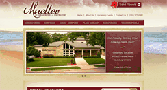 Desktop Screenshot of muellerfuneralhome.com